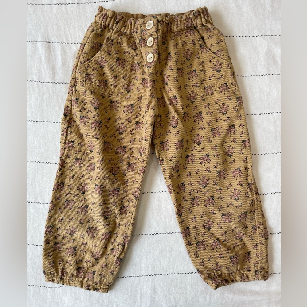 Zara 4-5 years flower printed pants
